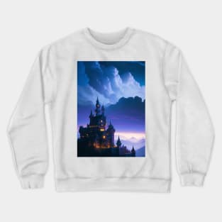 Enchanted Kingdom: The Fairy Castle in a Magical World Crewneck Sweatshirt